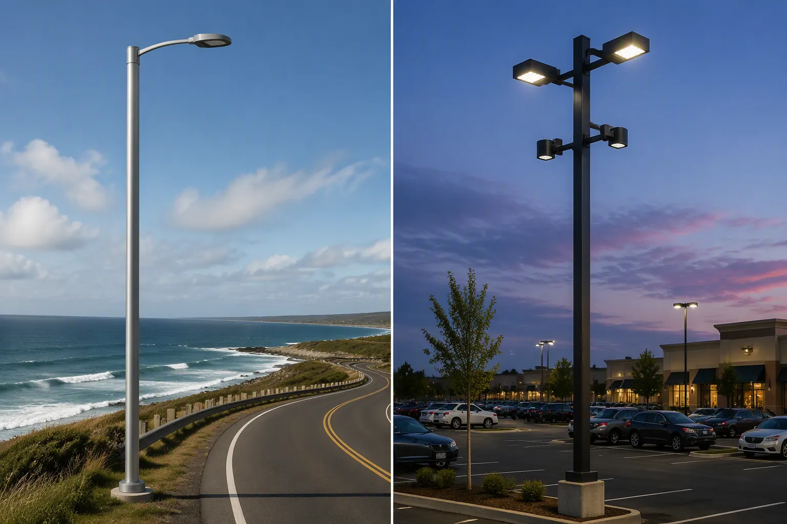 Which Light Pole Shape Is Best for Different Applications?
