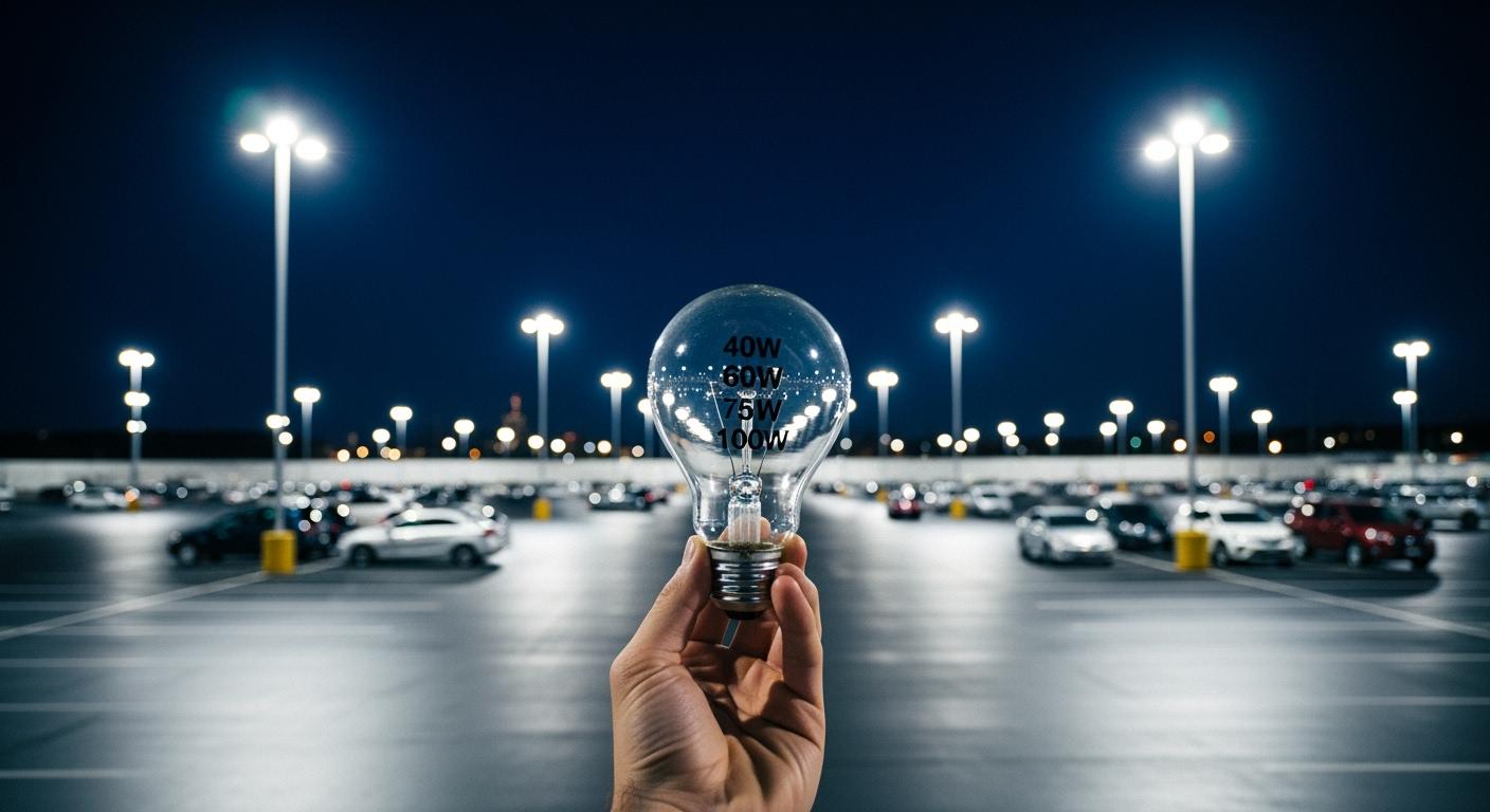 How to Choose the Right LED Flood Light Wattage for Parking Lots