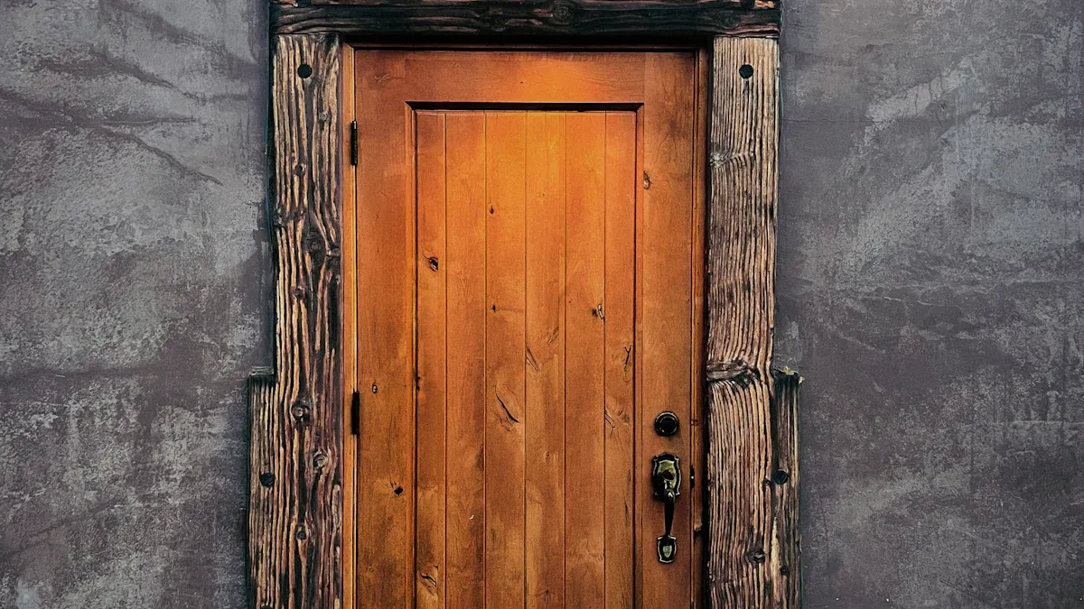 The materials commonly used to construct fire doors
