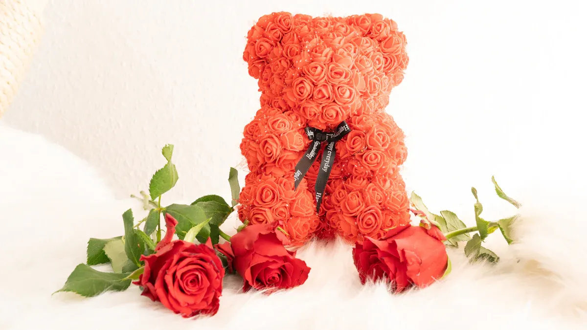 Rose Bear as a Gift