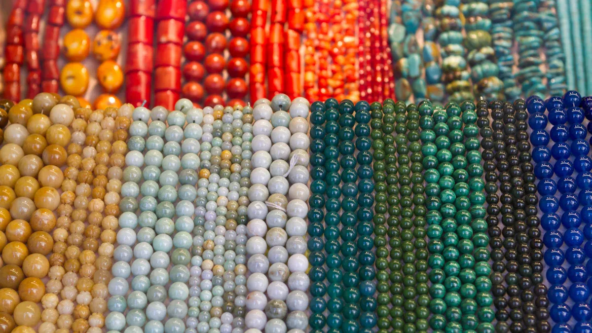 Cuentas para pulseras comparación completa de materiales populares