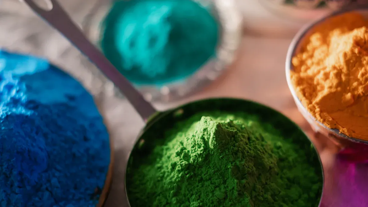 Pigment aluminium selection