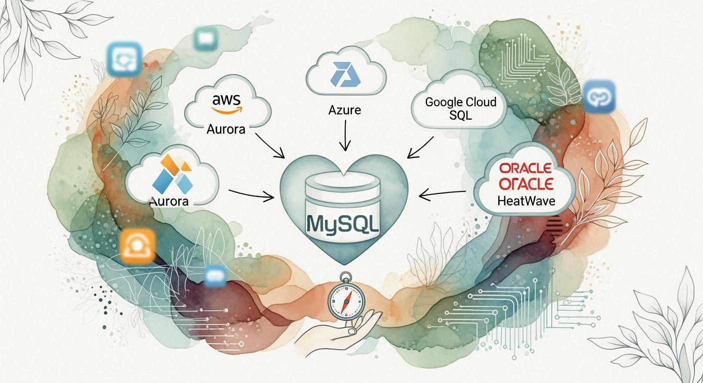 AWS Aurora vs. Azure vs. Google Cloud SQL vs. Oracle HeatWave: Finding Your MySQL Soulmate