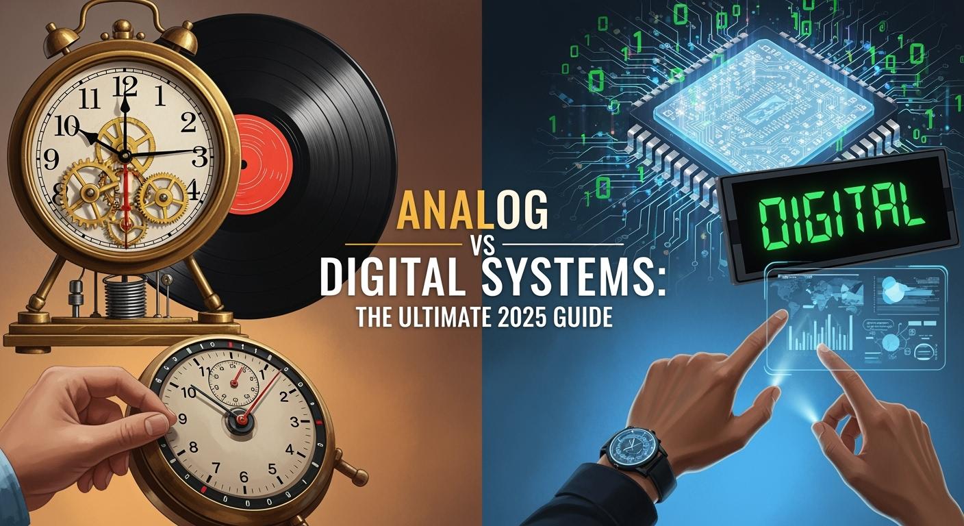 Analog vs Digital Systems The Ultimate 2025 Guide