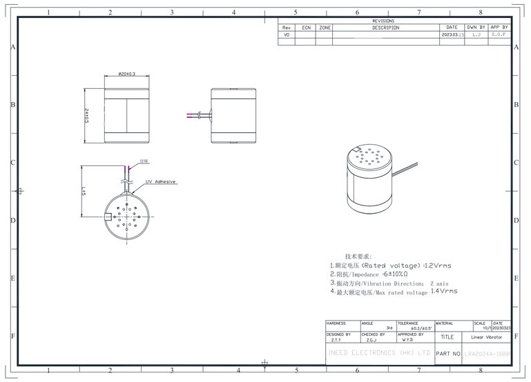 LRA Electrical Motor LRA2024A-1088F