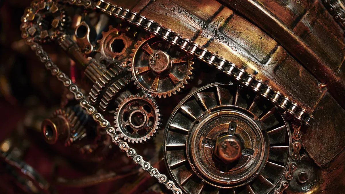 Bánh răng, thói quen nhỏ, thay đổi nhỏ lặp lại mỗi ngày, sức mạnh của thay đổi nhỏ hàng ngày