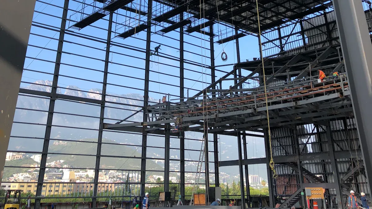 What are steel structure buildings?