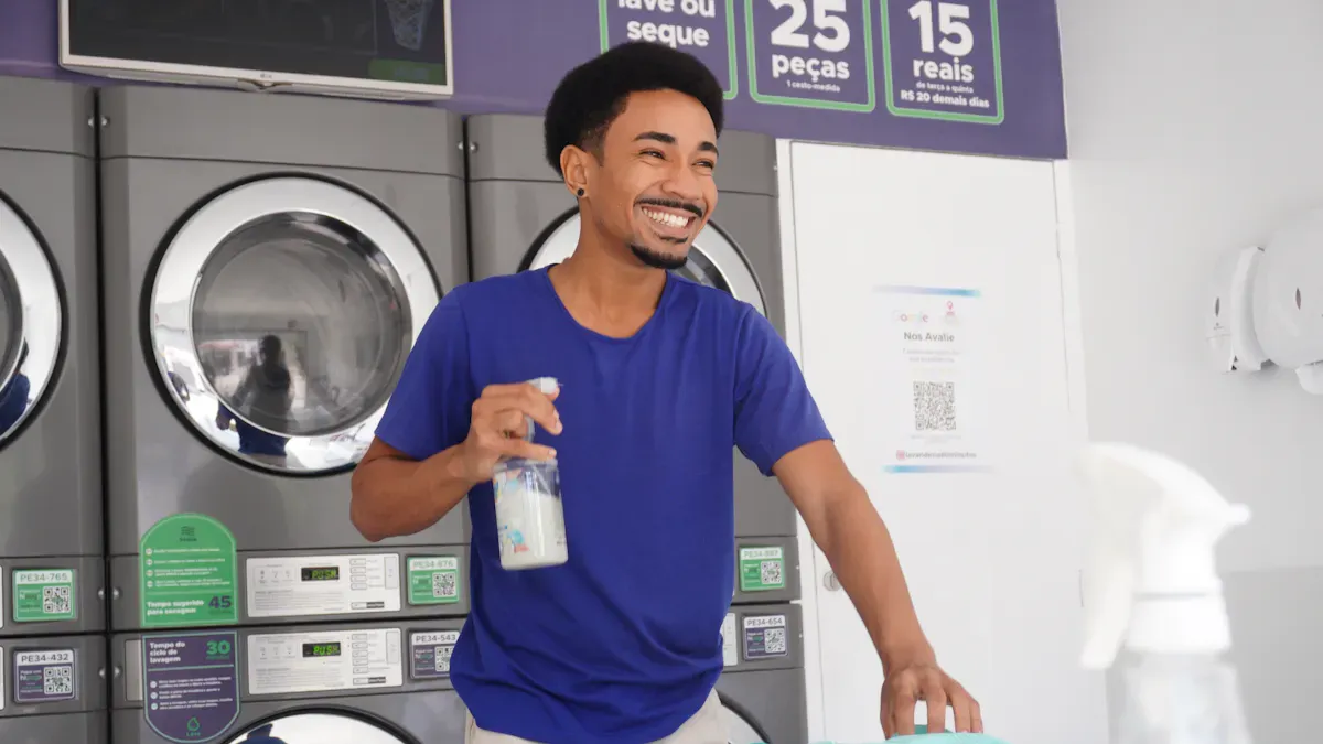 Washing Puff Print T-Shirts