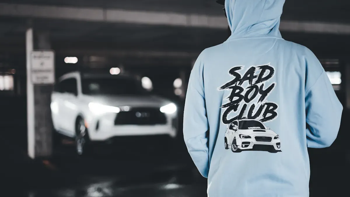 Customization options for hoodies