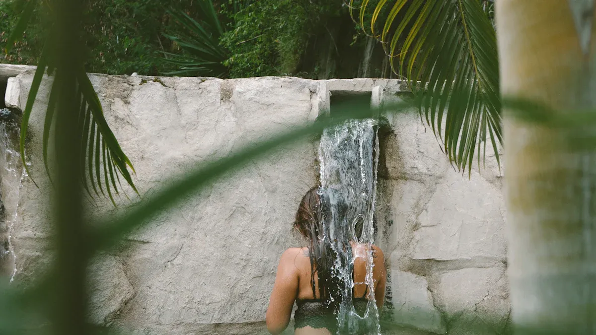Waterfall Outdoor Shower