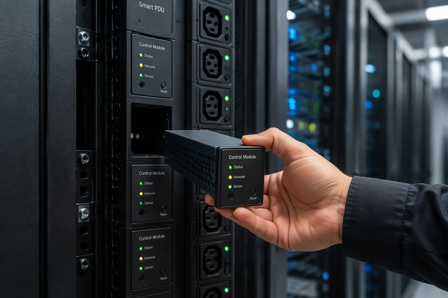 How Hot-Swappable Modular Design of Smart PDUs Enables Replacing Core Control Units Without Downtime