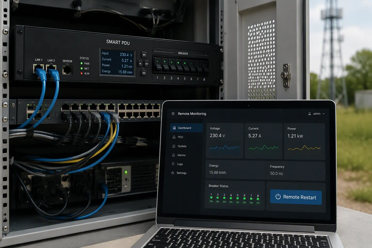 Smart PDU Integration And Remote Restart