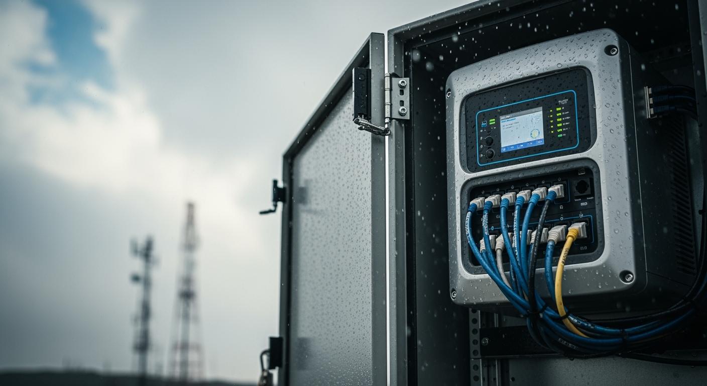High-Protection-Grade (IP65) Smart PDU Solution for Harsh Environment Adaptation in Outdoor Telecom Cabinets