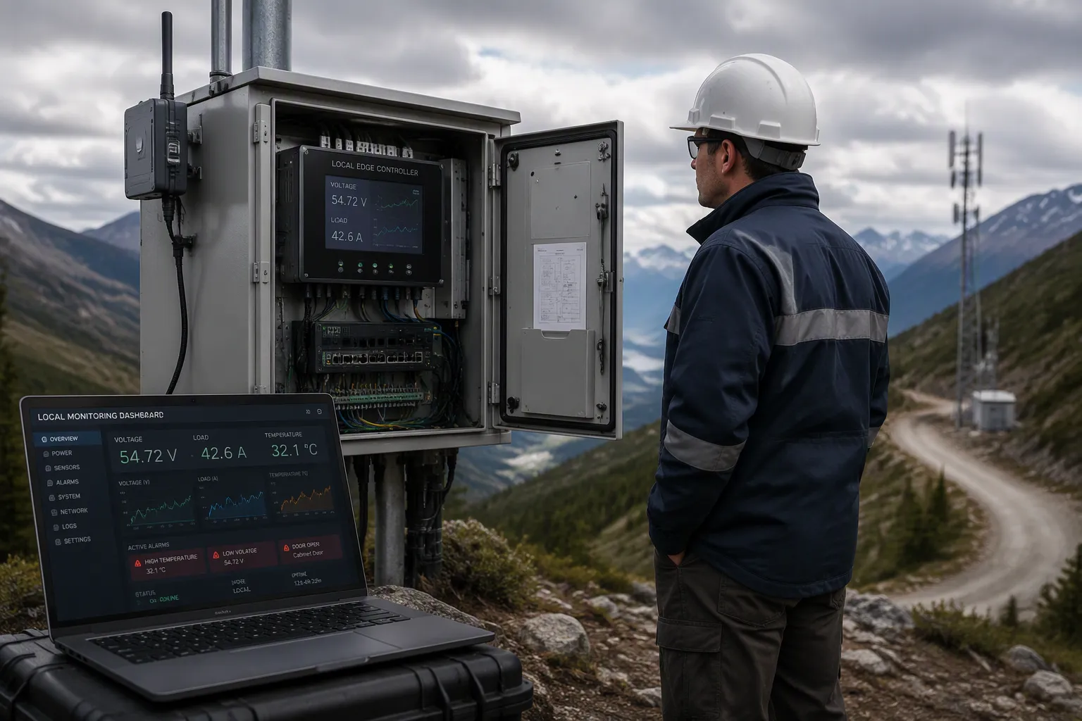 Edge Computing Gains for OSP Cabinet Monitoring