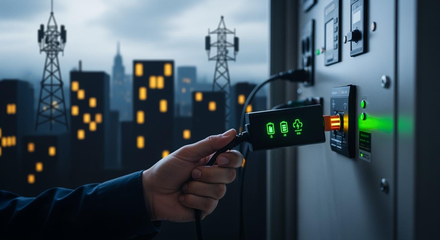 Emergency Battery Pre-Charge for Telecom Power Systems: Extend Key Device Runtime During Outages