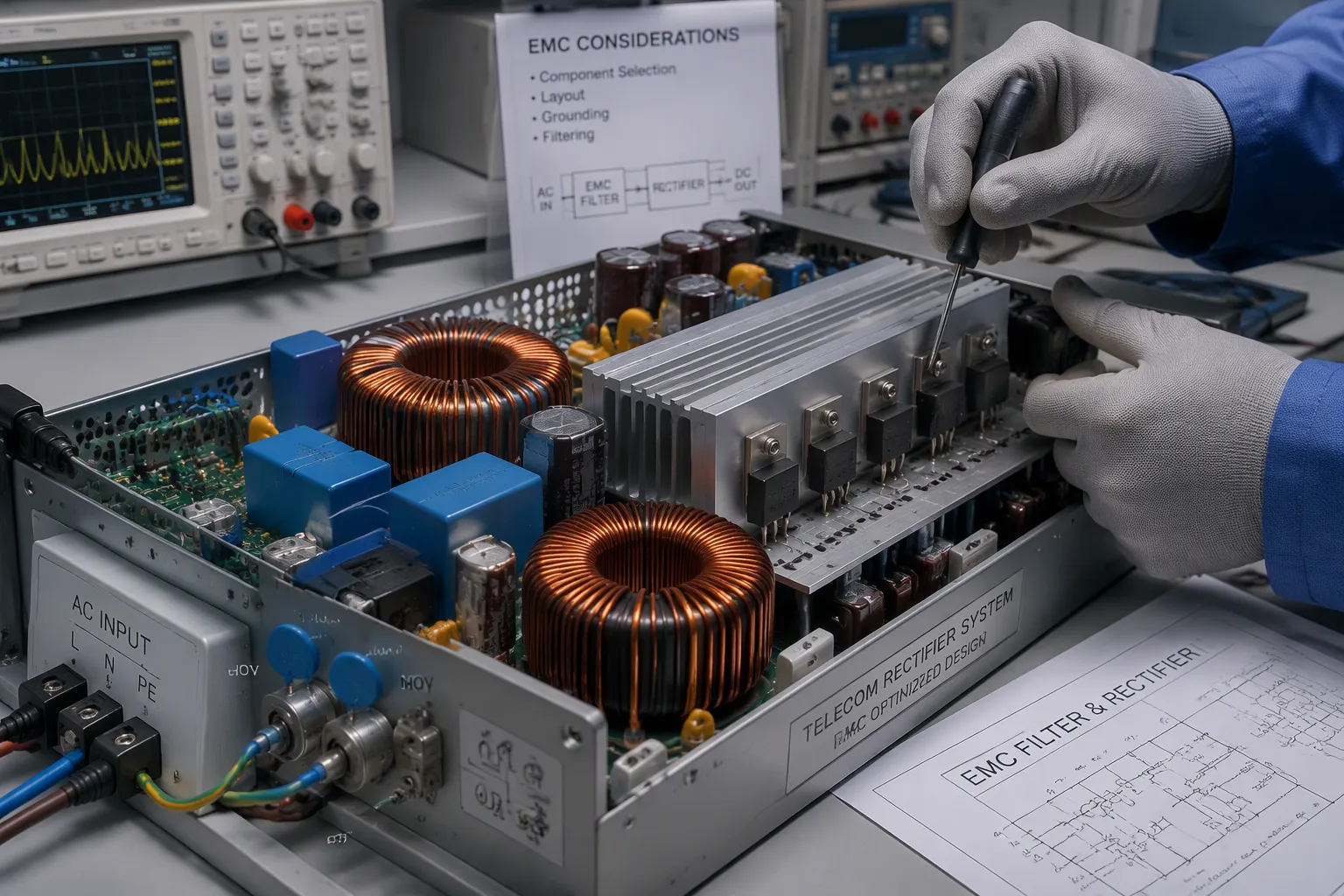 Component Selection for Telecom Rectifier Systems
