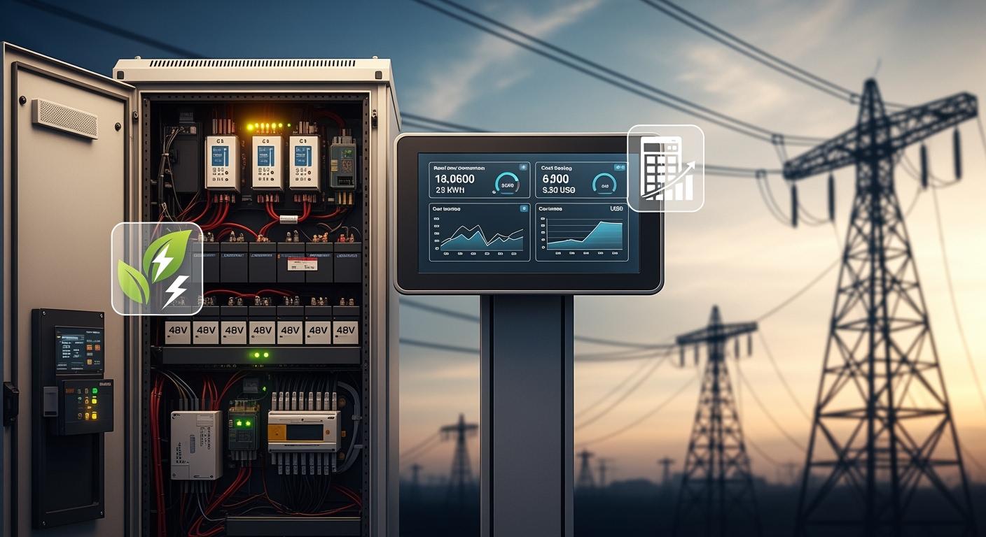 TCO of 48V telecom power with energy efficiency