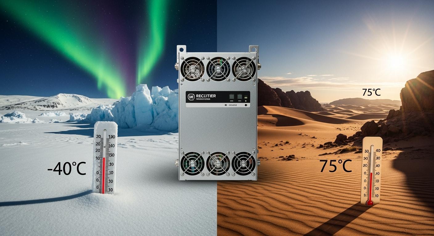 Wide-Temp (-40℃~75℃) Telecom Rectifiers: Deployment in Polar/Desert Regions