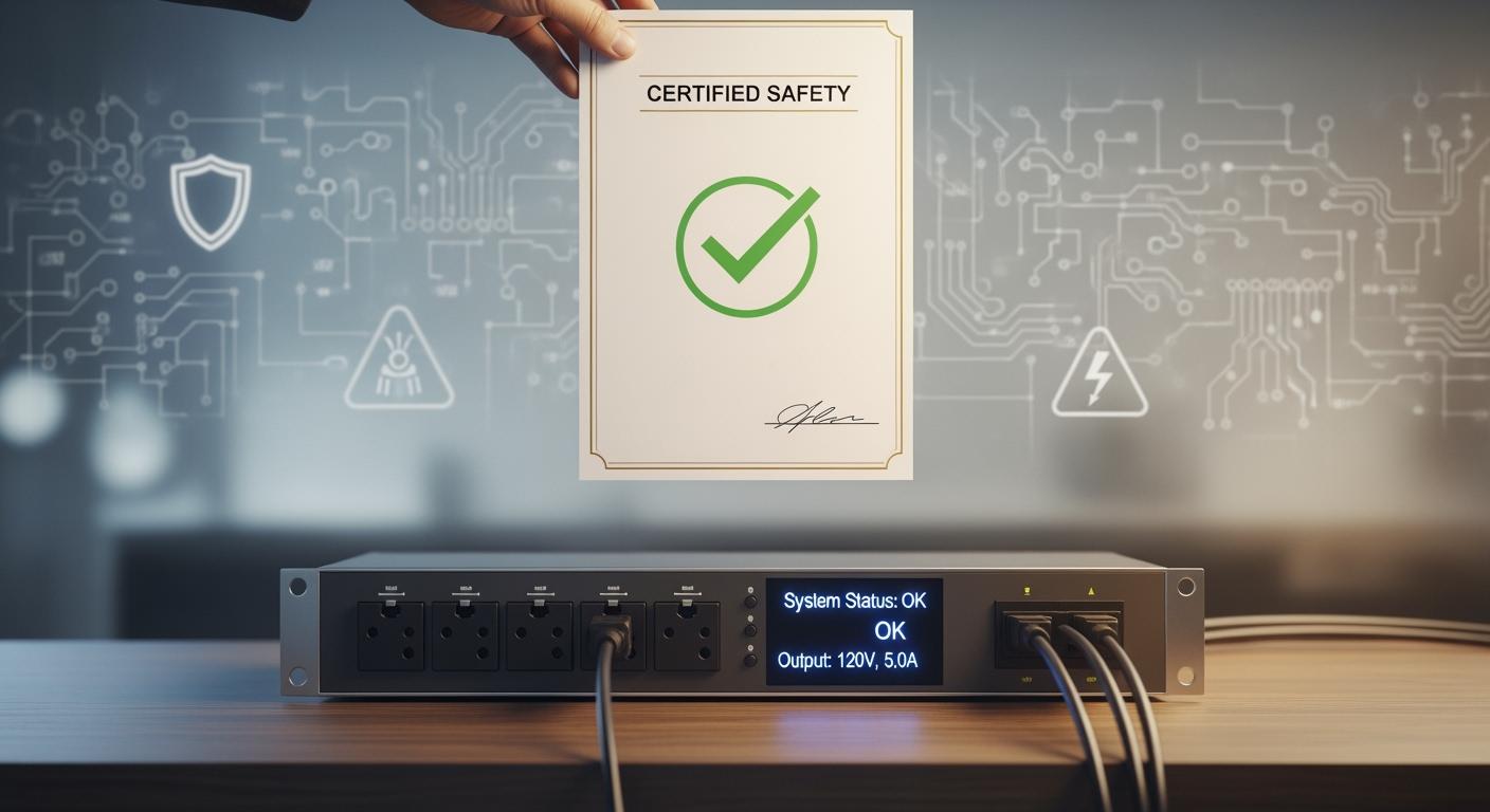 Power Safety Compliance Certification of Smart Power Distribution Units