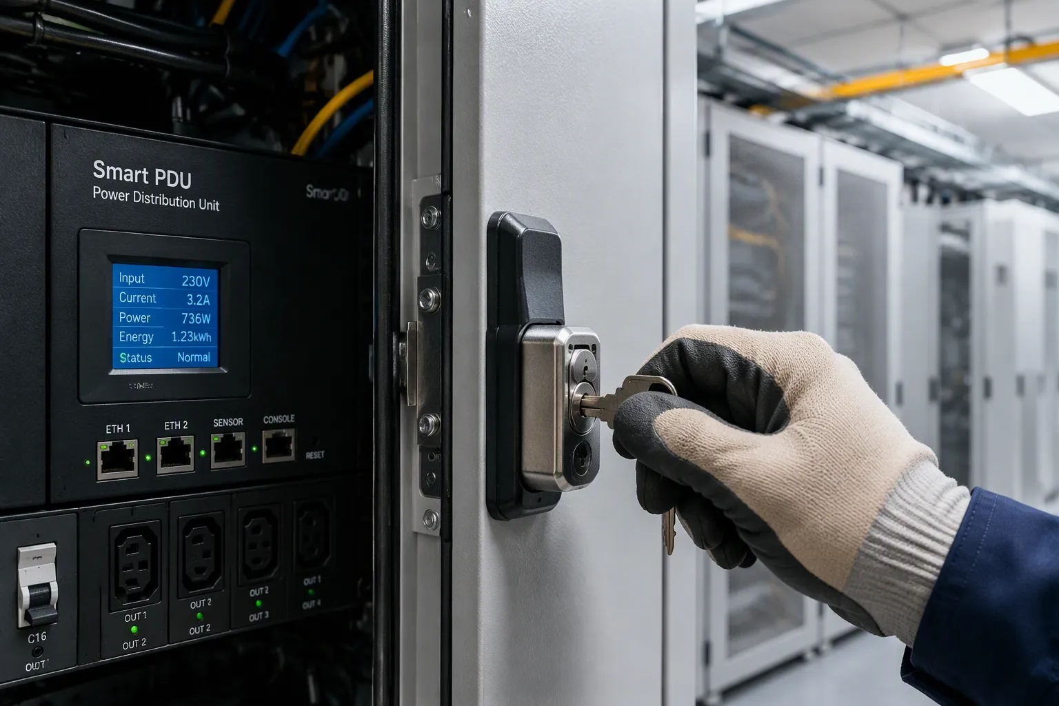 How to Integrate Physical Locks with Smart PDUs in Telecom Cabinets to Protect Against Unauthorized Operations