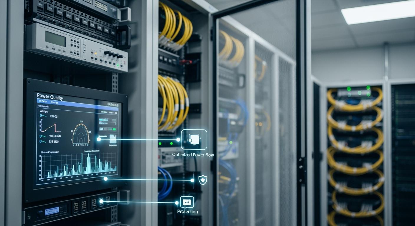 Harmonic Suppression Function Smart PDU Solution for Power Quality Optimization in Telecom Cabinets