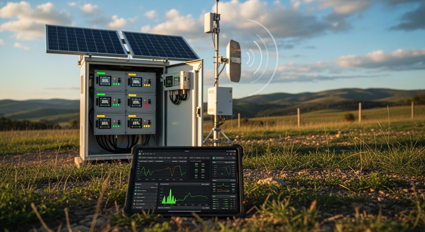 Unattended Operation of Smart Power Distribution Units in Remote Telecom Cabinets: Solar Power & Remote Monitoring Adaptation