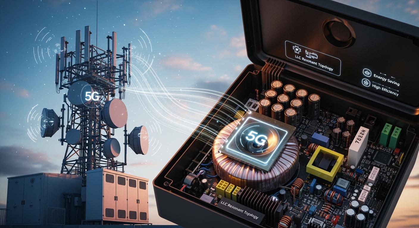 High-Frequency High-Efficiency Telecom Rectifier System Based on LLC Resonant Topology for 5G Base Station Power Energy Saving