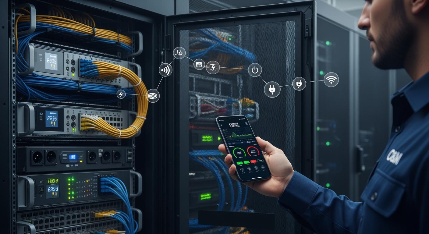 Mobile Control of Smart PDUs in Telecom Cabinets: O&M Staff Monitor Power Status Anytime, Anywhere