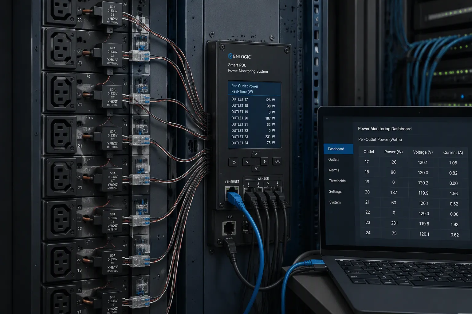 How Smart PDU Outlet Metering Works