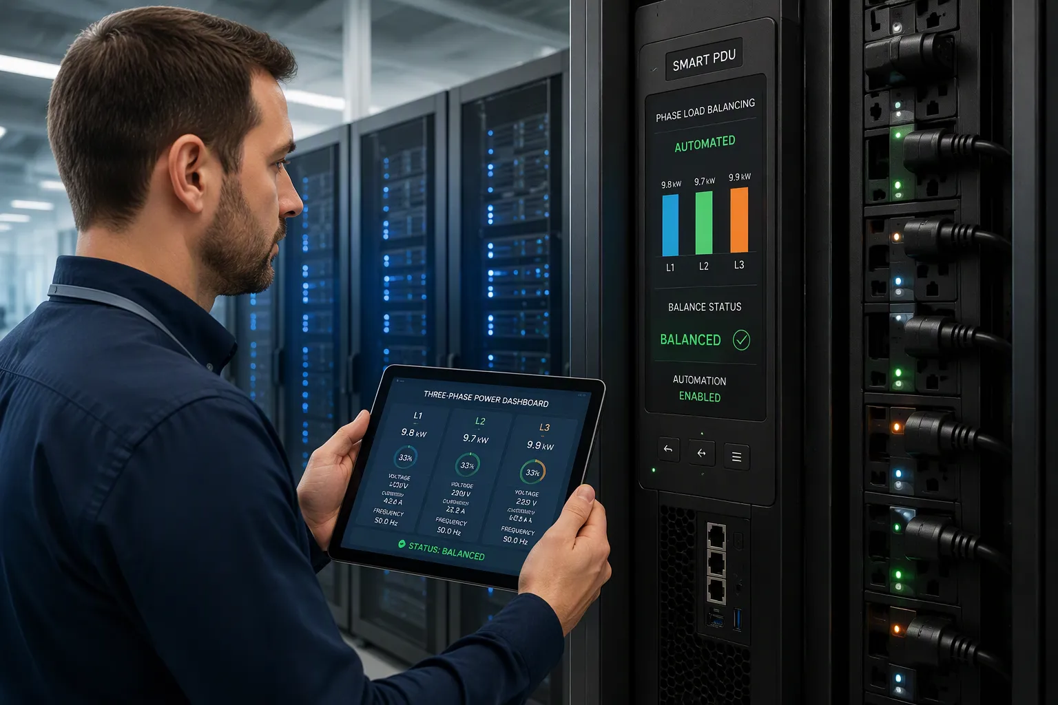 How Automated Load Balancing in Smart PDUs Prevents Single-Phase Overload and Phase Imbalance Failures