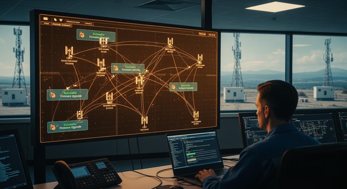 Remote Firmware Upgrade-Enabled Telecom Power System for Centralized O&M of Distributed Sites