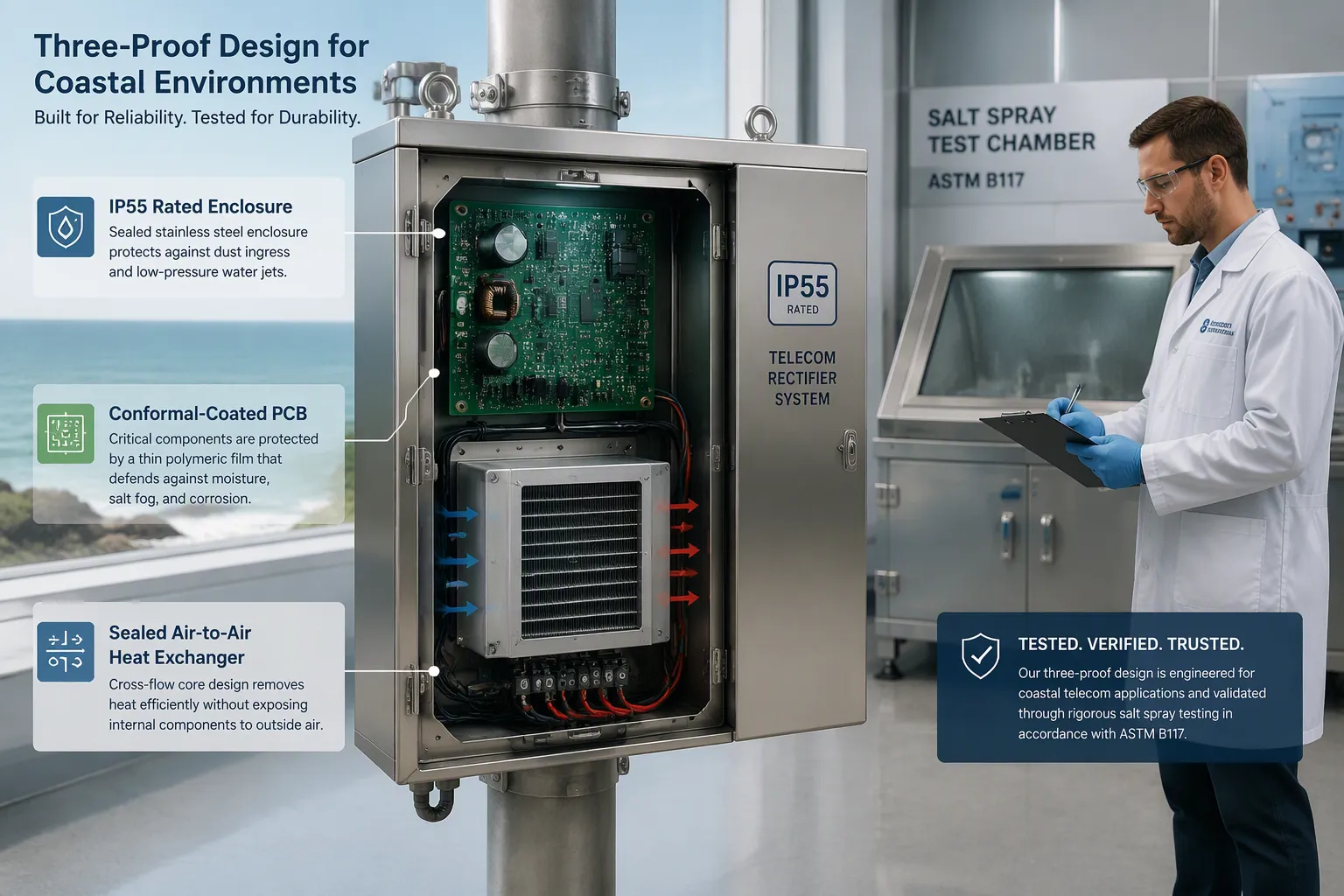 Three-Proof Design and Corrosion Prevention