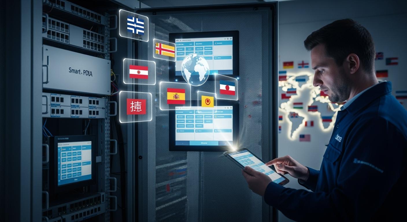 Multilingual Interface of Smart PDUs in Telecom Cabinets: Localized Management Support for Cross-Border Facilities
