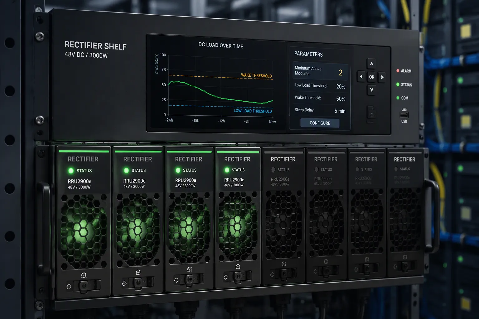 How Telecom Rectifier Systems Sleep Modules