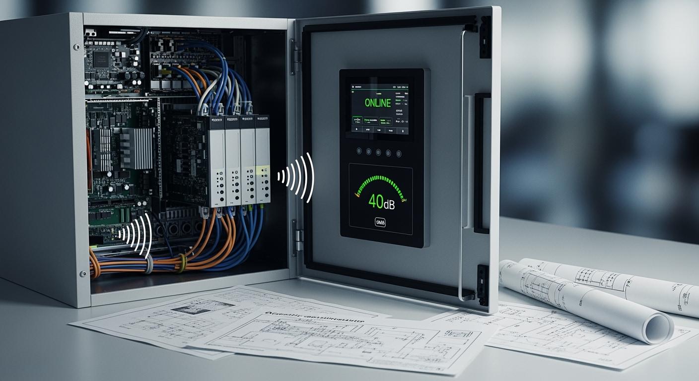 Acoustic Optimization Design of Smart PDUs: Low-Noise Cabinet Solution with ≤40dB Operating Sound