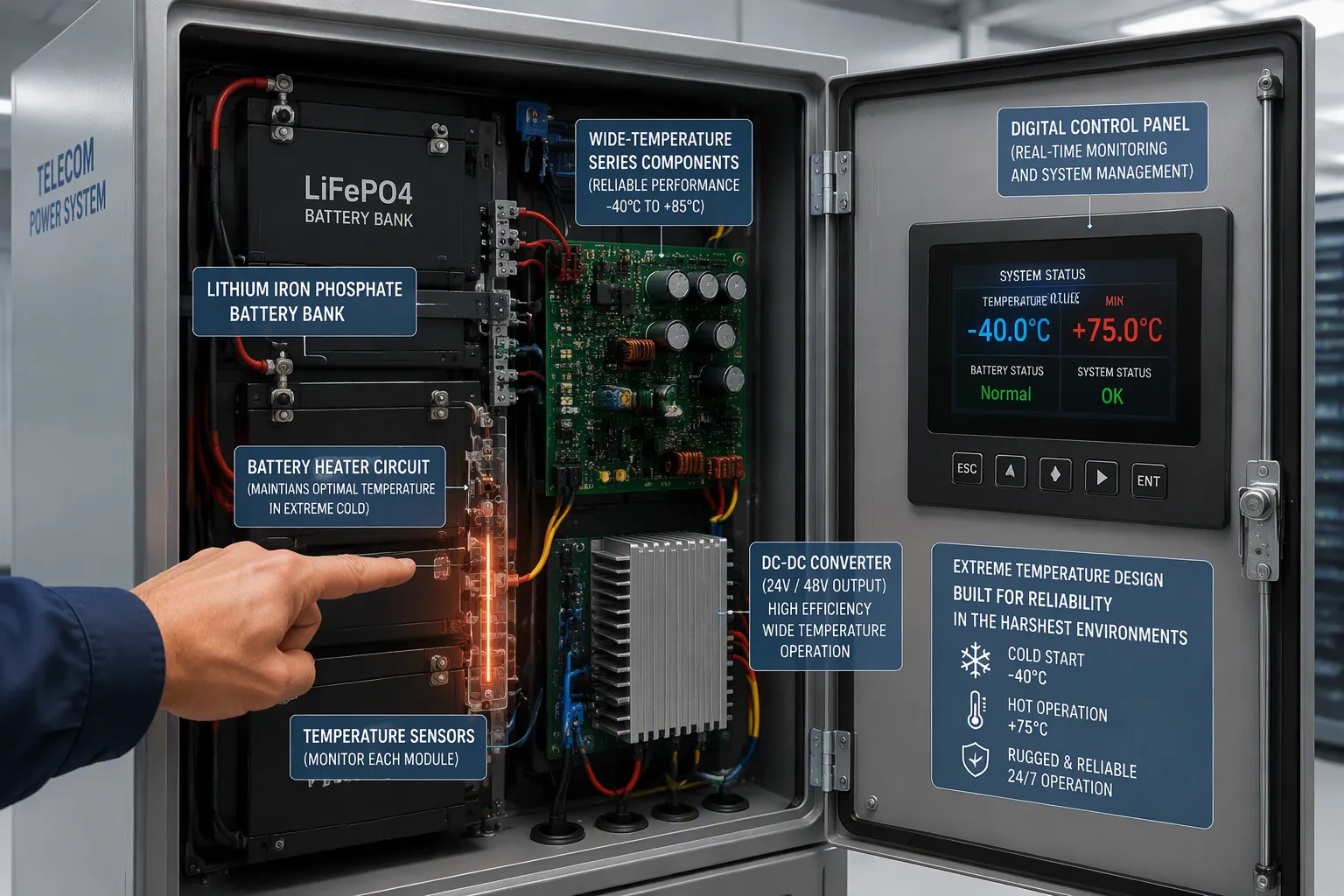How Telecom Power Systems Handle Component Extremes