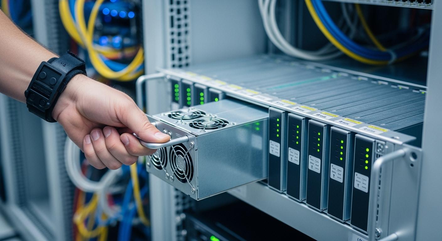 Hot-Swappable Maintenance Function Telecom Rectifier System for Rapid Repair of Telecom Power Supplies