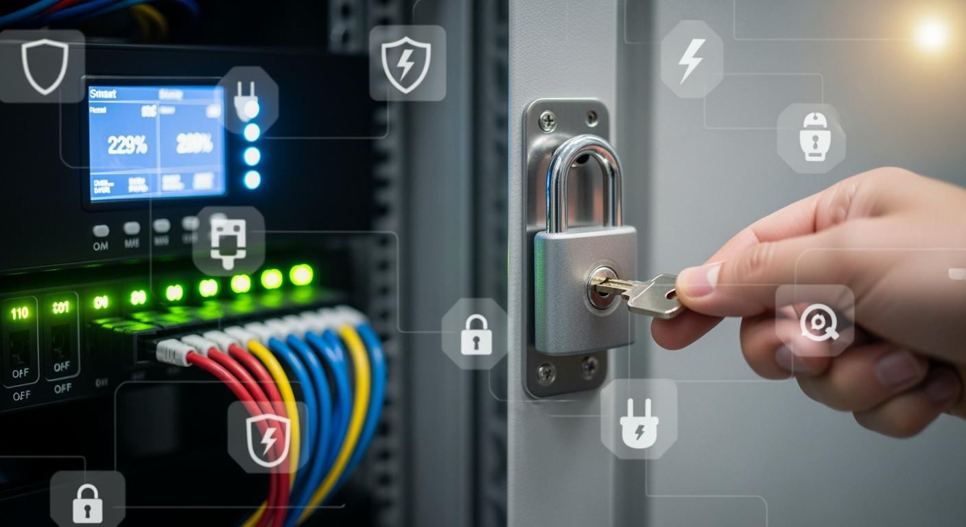 Physical Lock Integration of Smart Power Distribution Units in Telecom Cabinets: Power Safety Management Against Unauthorized Operations