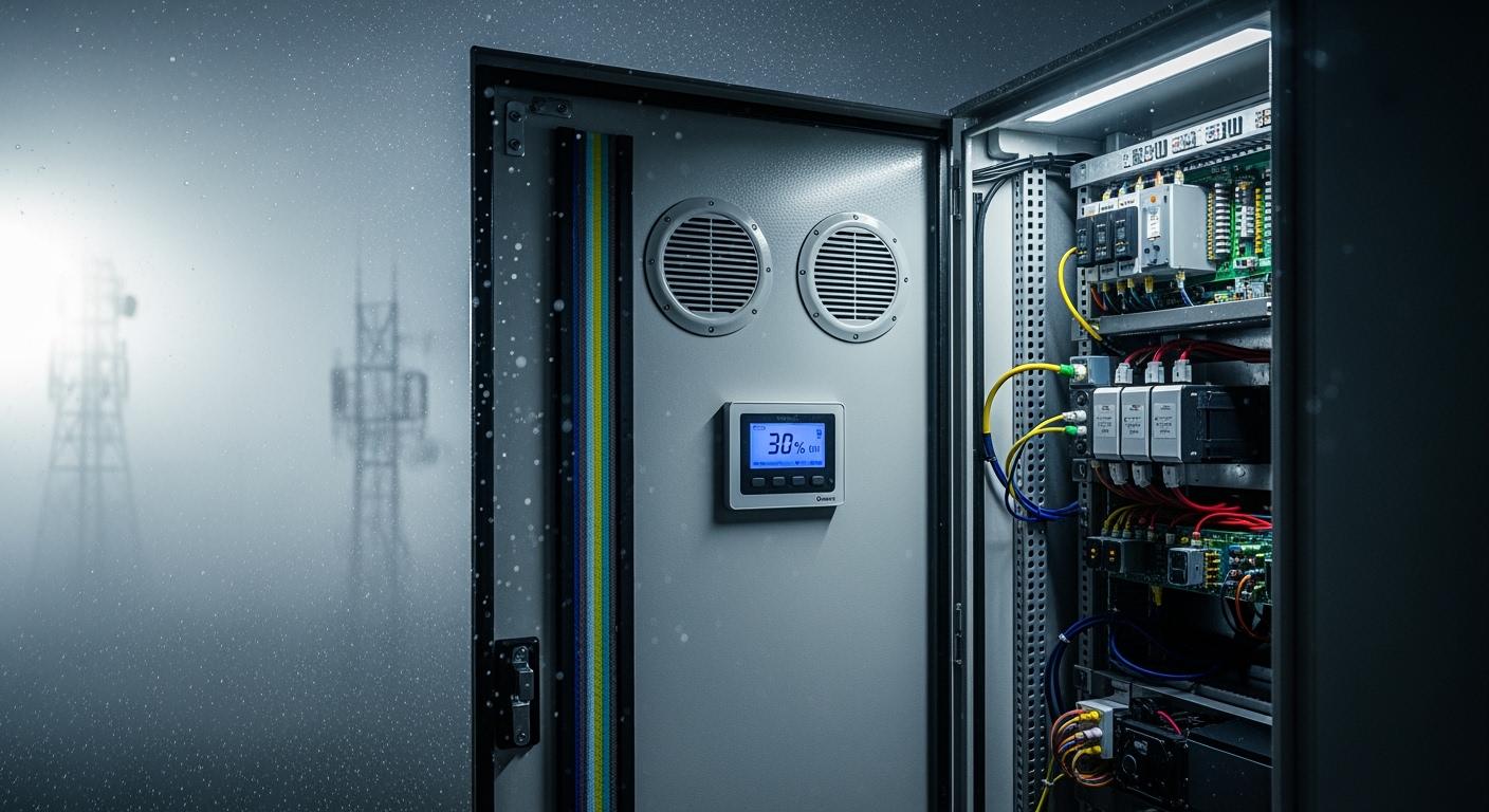 Anti-Condensation Design of Telecom Power Systems: Dry and Stable Operation Inside Cabinets in High-Humidity Areas