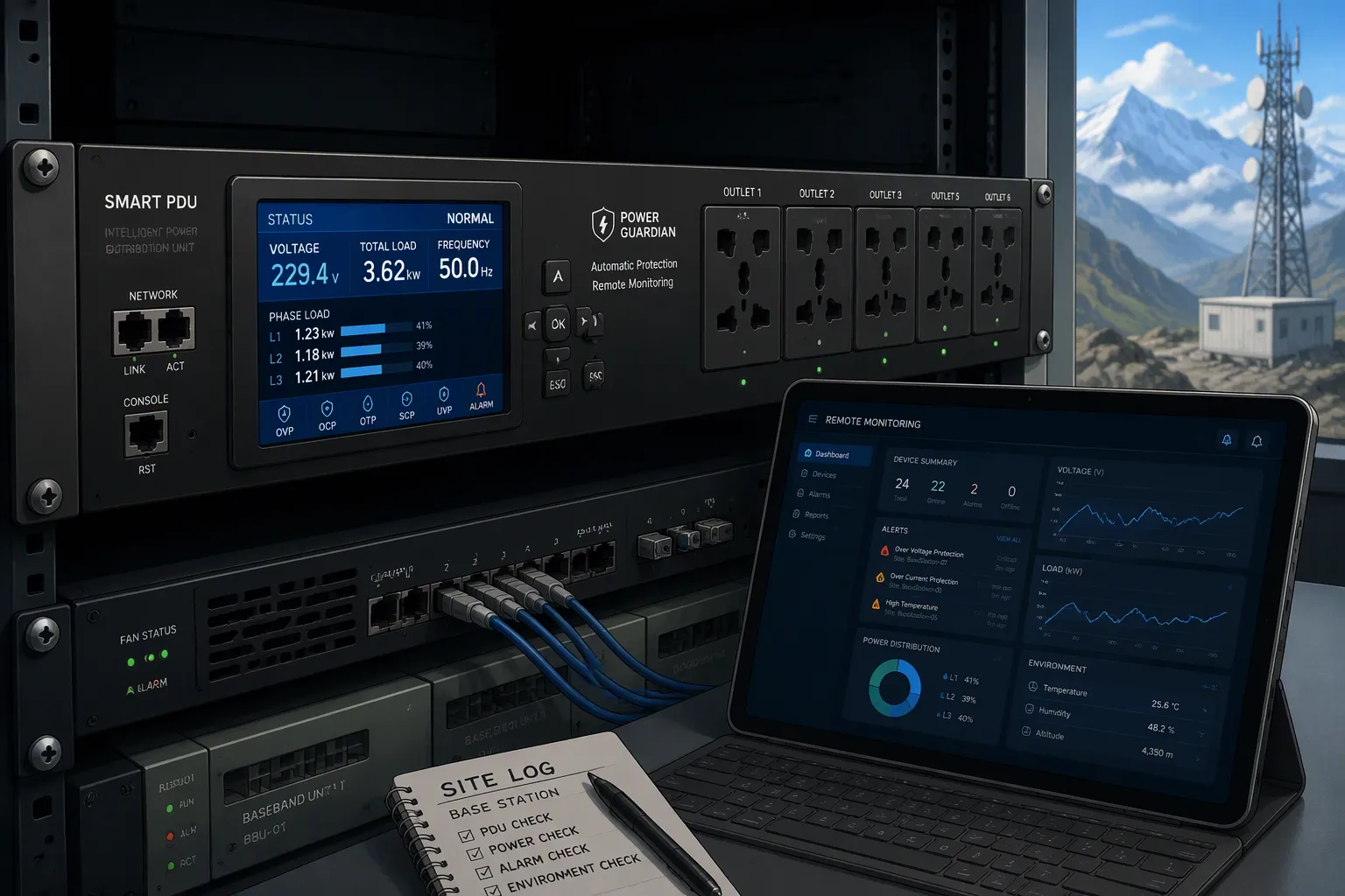 How Smart PDU Monitoring Detects and Responds