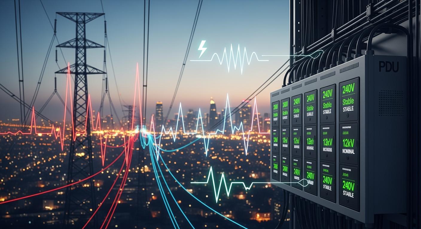 Voltage Sag Compensation of Smart Power Distribution Units: Maintain Stable Power Supply During Grid Fluctuations
