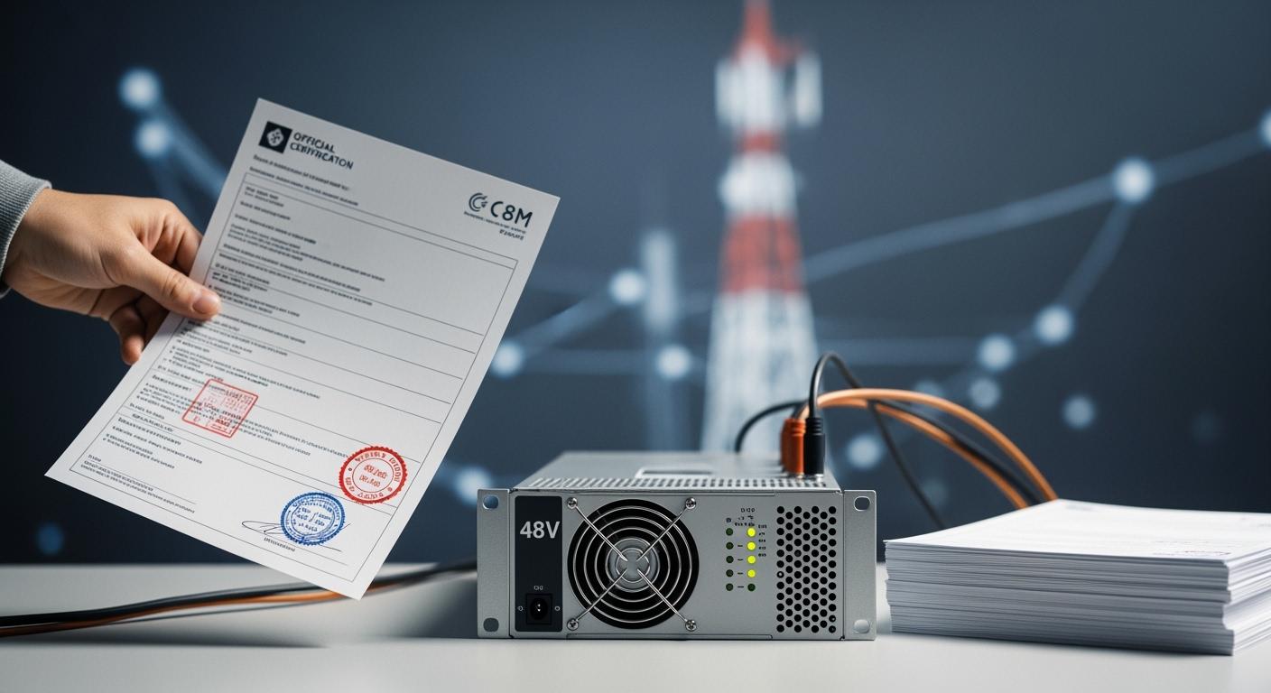 Estel 48V telecom power system certifications
