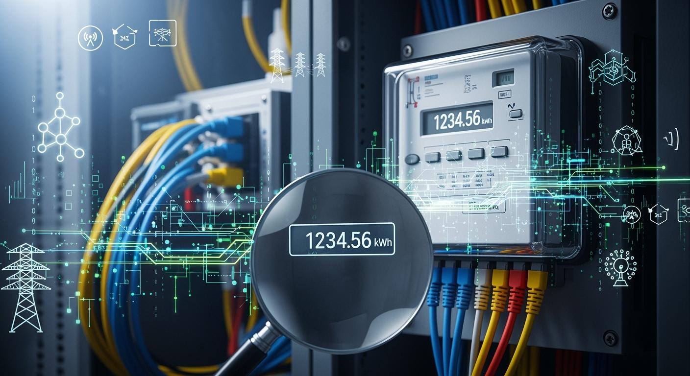 Data Interconnection of Telecom Power Systems with Smart Meters: Accurate Accounting with <0.5% Metering Error