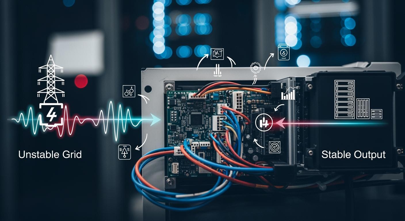 Wide Input Voltage Range Telecom Rectifier System for Grid Fluctuation Area Adaptation