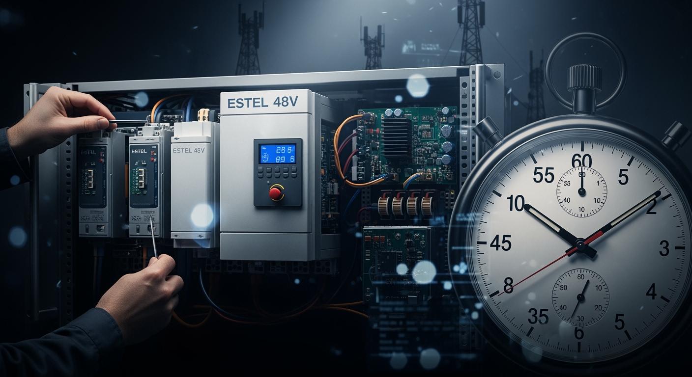 Telecom Rectifier System customization and lead time for ESTEL 48V rectifier TCO