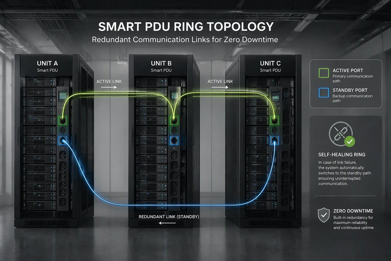 Inside the Smart PDU Dual-Port Ring
