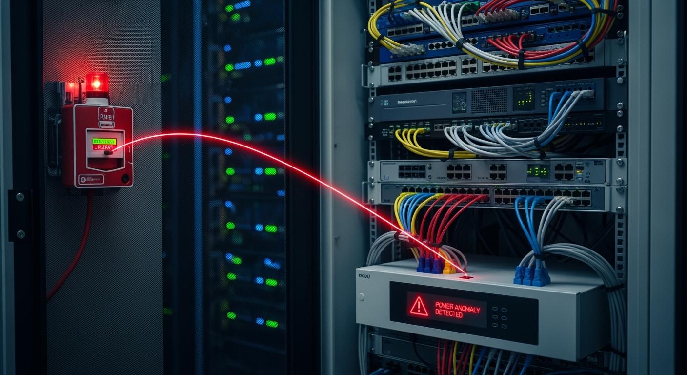 Smart PDU and Firefighting System Linkage in Telecom Cabinets: Power Anomaly Triggers Fire Alarm