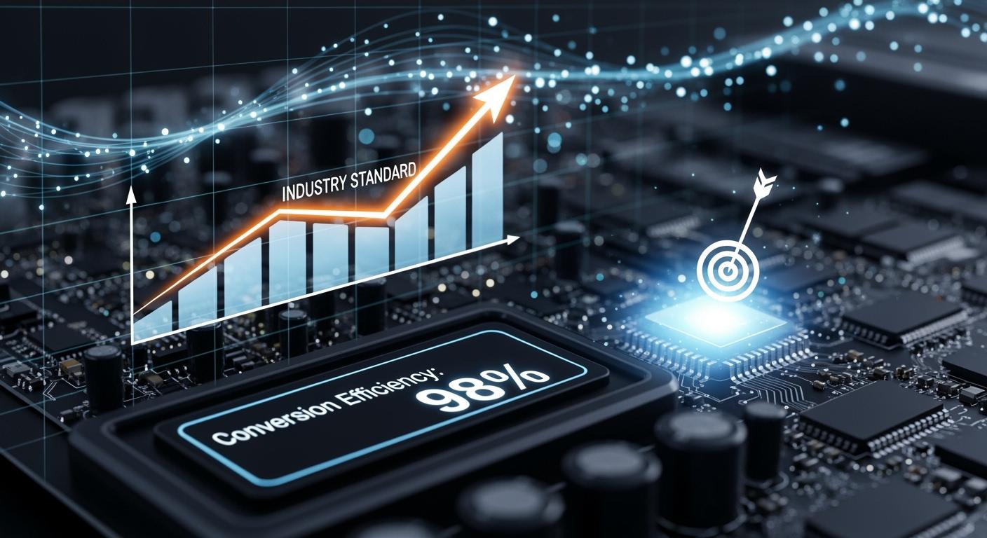 98% Ultra-High Conversion Efficiency Proof of Telecom Rectifier Systems: Measured Data 5% Better Than Industry Standard
