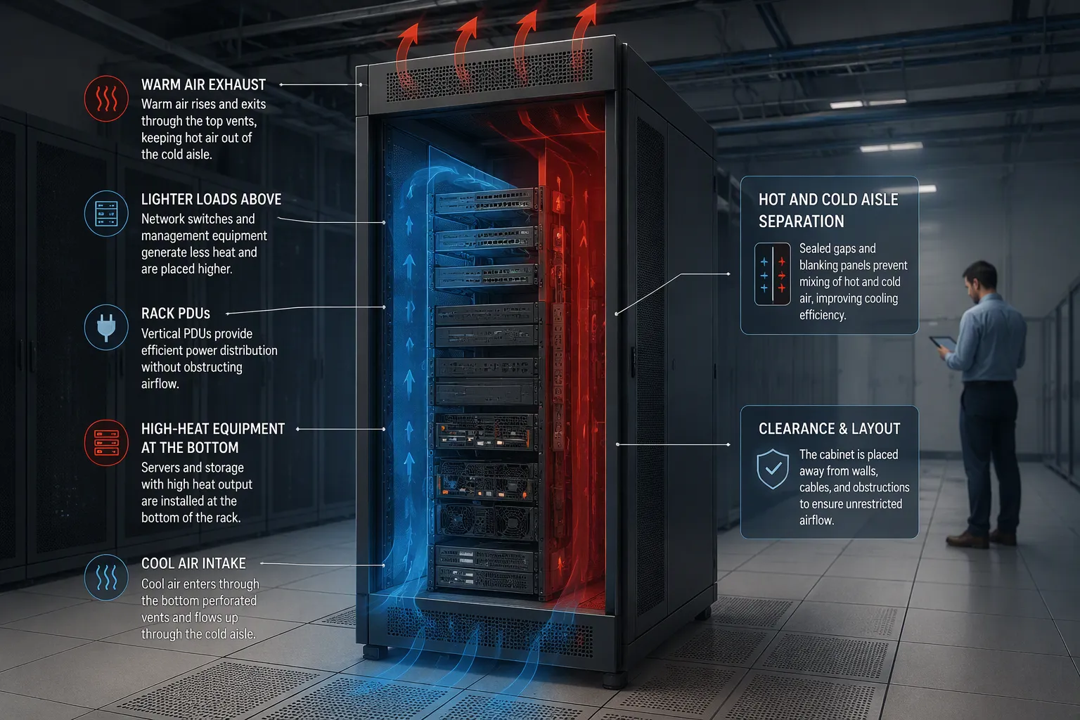 Cabinet Airflow Design for Passive Cooling
