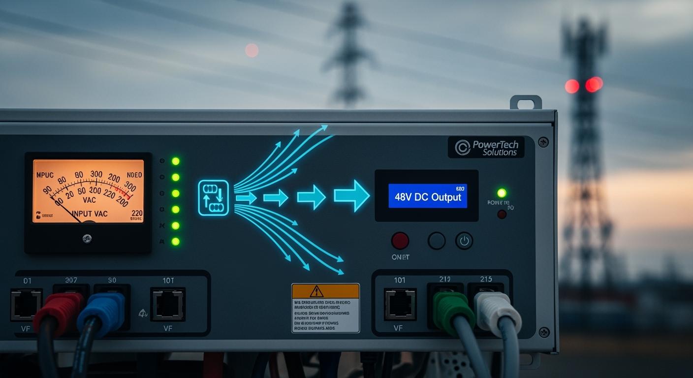 Wide Voltage Input Adaptation of Telecom Power Systems: Stable Operation Across 90-300VAC